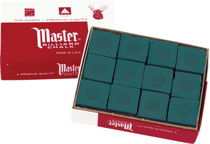 Master CHM12 Chalk - 12pc - Pool Shark Supply