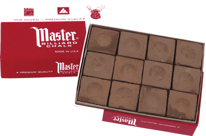 Master CHM12 Chalk - 12pc - Pool Shark Supply