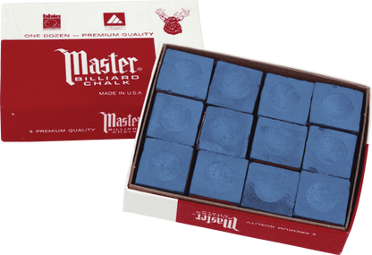 Master CHM12 Chalk - 12pc - Pool Shark Supply