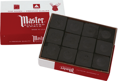 Master CHM12 Chalk - 12pc - Pool Shark Supply
