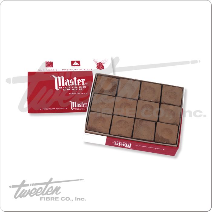 Master CHM12 Chalk - 12pc - Pool Shark Supply