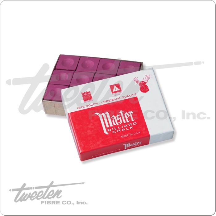 Master CHM12 Chalk - 12pc - Pool Shark Supply