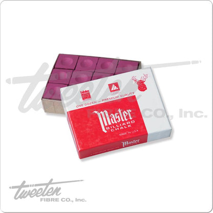 Master CHM12 Chalk - 12pc - Pool Shark Supply