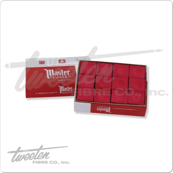 Master CHM12 Chalk - 12pc - Pool Shark Supply Pool Shark Supply