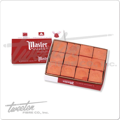 Master CHM12 Chalk - 12pc - Pool Shark Supply