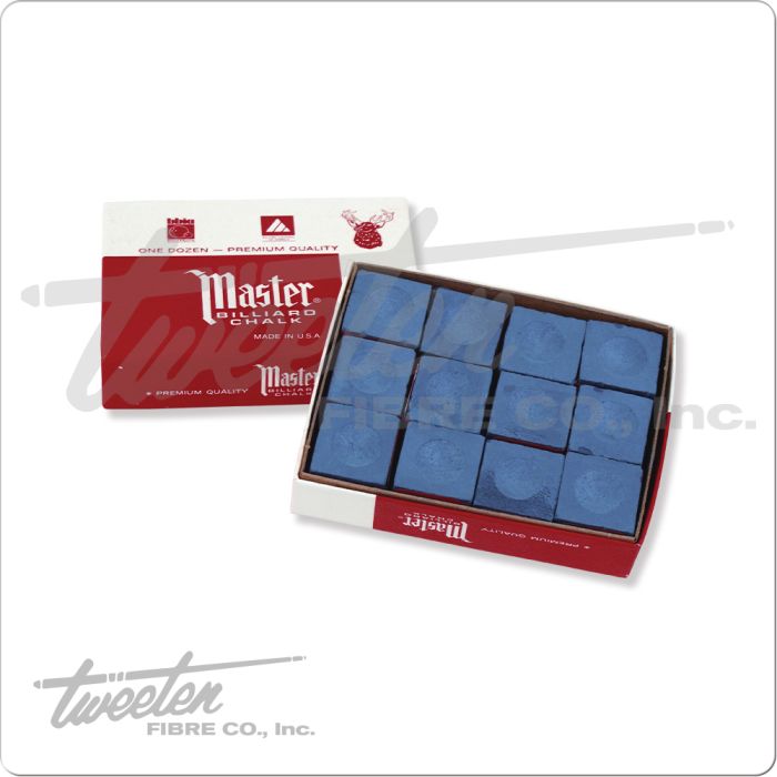 Master CHM12 Chalk - 12pc - Pool Shark Supply
