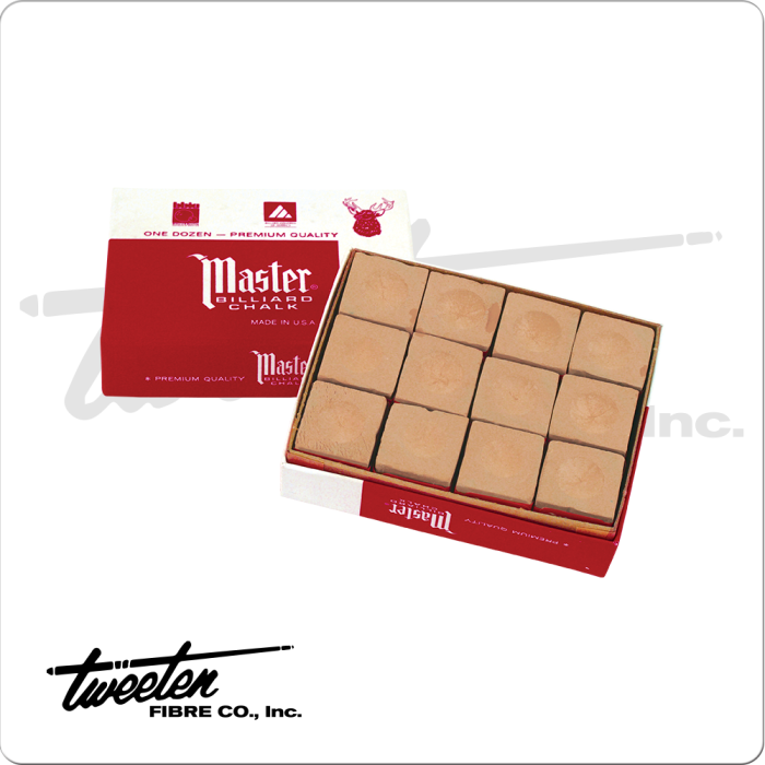 Master CHM12 Chalk - 12pc - Pool Shark Supply Pool Shark Supply