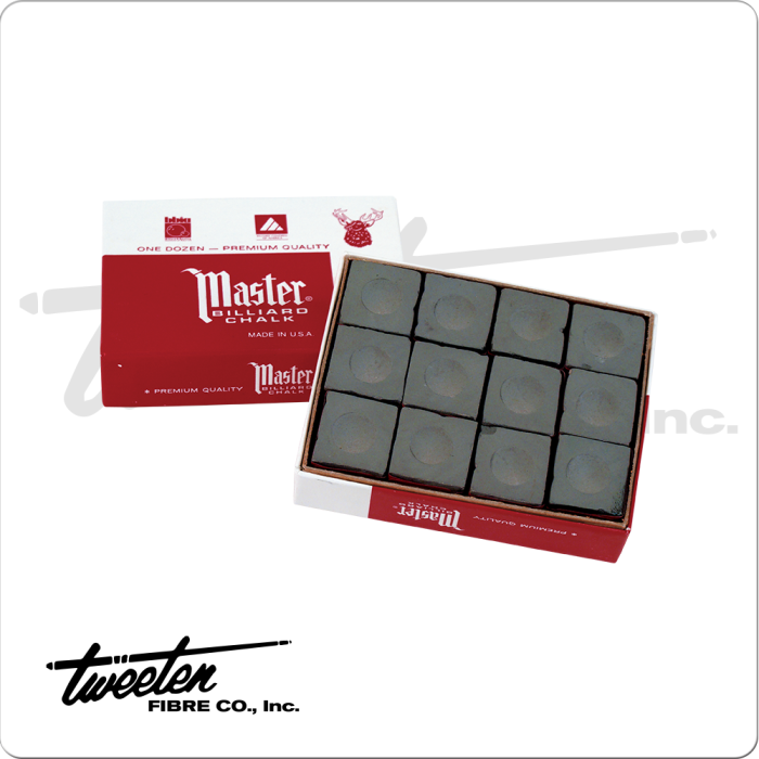Master CHM12 Chalk - 12pc - Pool Shark Supply Pool Shark Supply