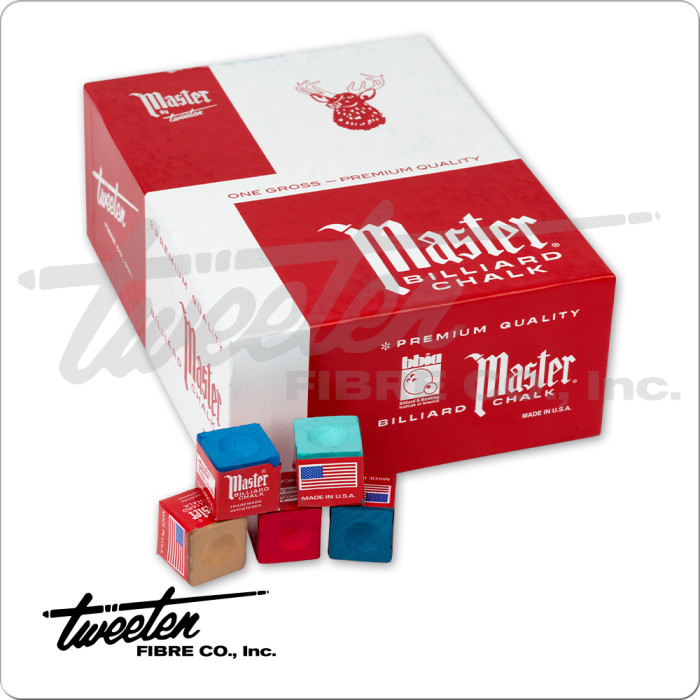 Master CHM144 Chalk - 144pc - Pool Shark Supply Pool Shark Supply