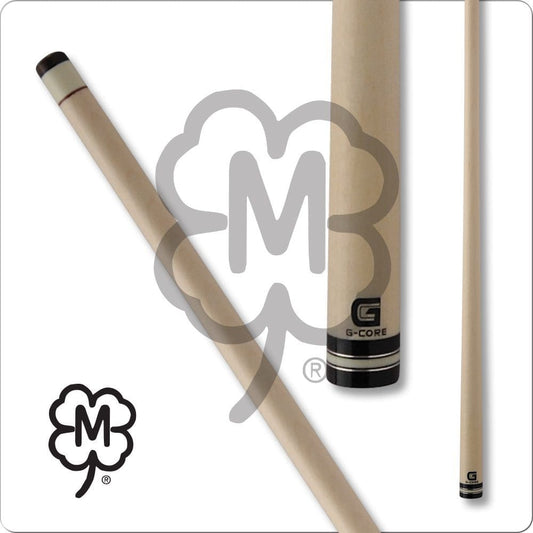 McDermott MCDGWHTSIL G Core Shaft - White and Silver Ring - 12mm - Pool Shark Supply