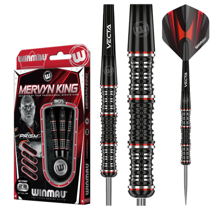 Mervyn King Special Edition Steel Tip Darts - Pool Shark Supply Pool Shark Supply