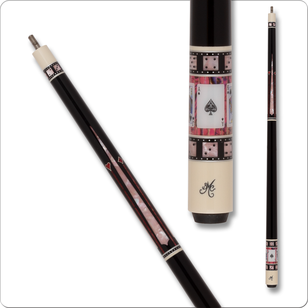 Meucci MECAS09B Casino Series Cue - Pool Shark Supply Pool Shark Supply