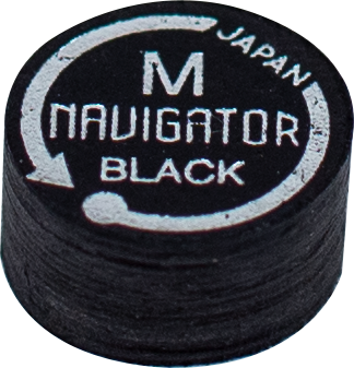Navigator Black QTNBK Pool Cue Tip - Single - Pool Shark Supply