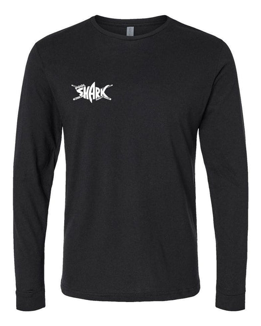 Next Level Male/Female CVC Long Sleeve Crew Black - w/ - Single - Pool Shark Supply