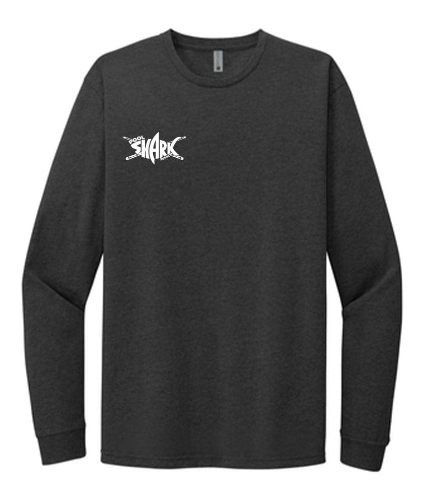 Next Level Male/Female CVC Long Sleeve Crew - Charcoal Heather - Pool Shark Supply Pool Shark Supply