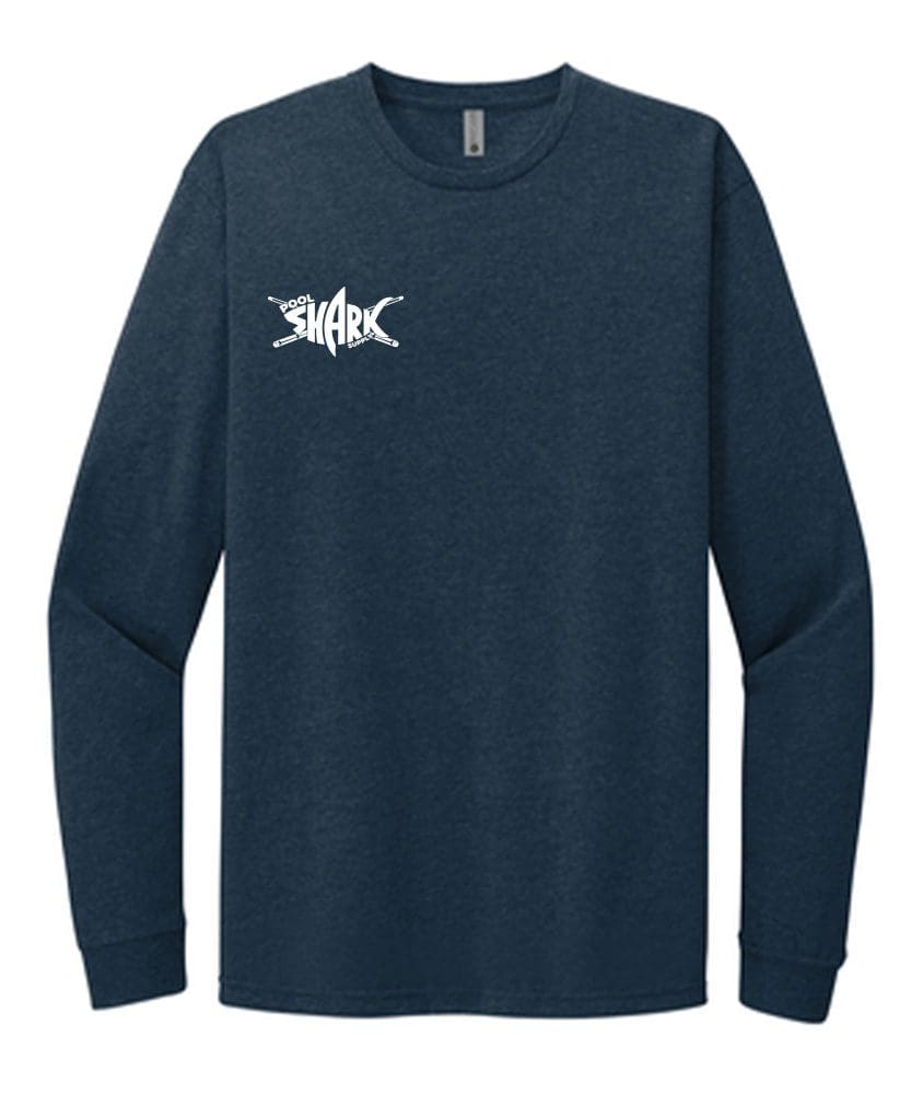 Next Level Male/Female CVC Long Sleeve Crew Midnight Navy - w/ - Single - Pool Shark Supply Pool Shark Supply