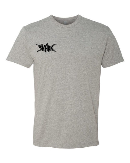 Next Level Male/Female CVC Short Sleeve Crew Dark Heather Grey - w/ - Single - Pool Shark Supply
