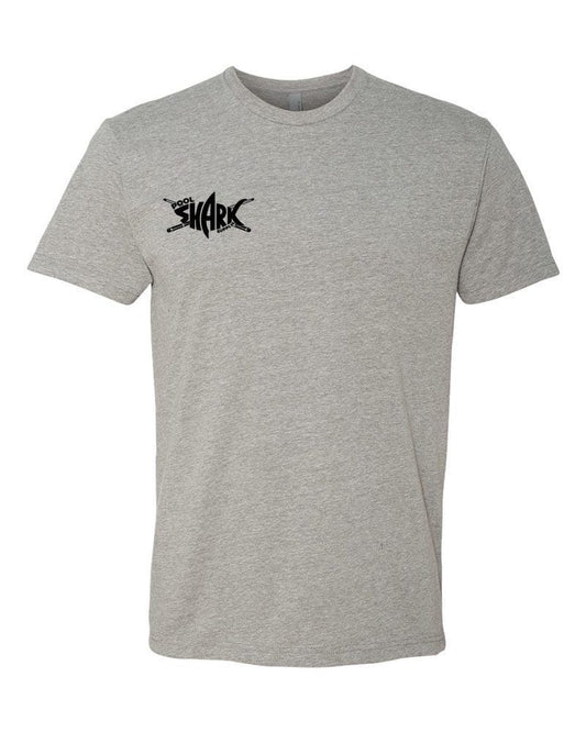 Next Level Male/Female CVC Short Sleeve Crew Dark Heather Grey - w/ - Single - Pool Shark Supply