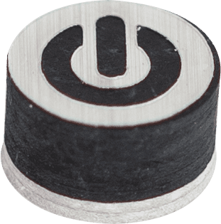 ON QTCYB Cyborg Black Pool Cue Tip - Single - Pool Shark Supply