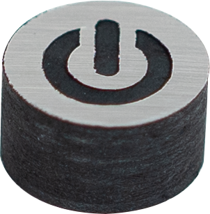 ON QTCYB Cyborg Black Pool Cue Tip - Single - Pool Shark Supply