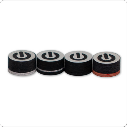 ON QTCYB Cyborg Black Pool Cue Tip - Single - Pool Shark Supply