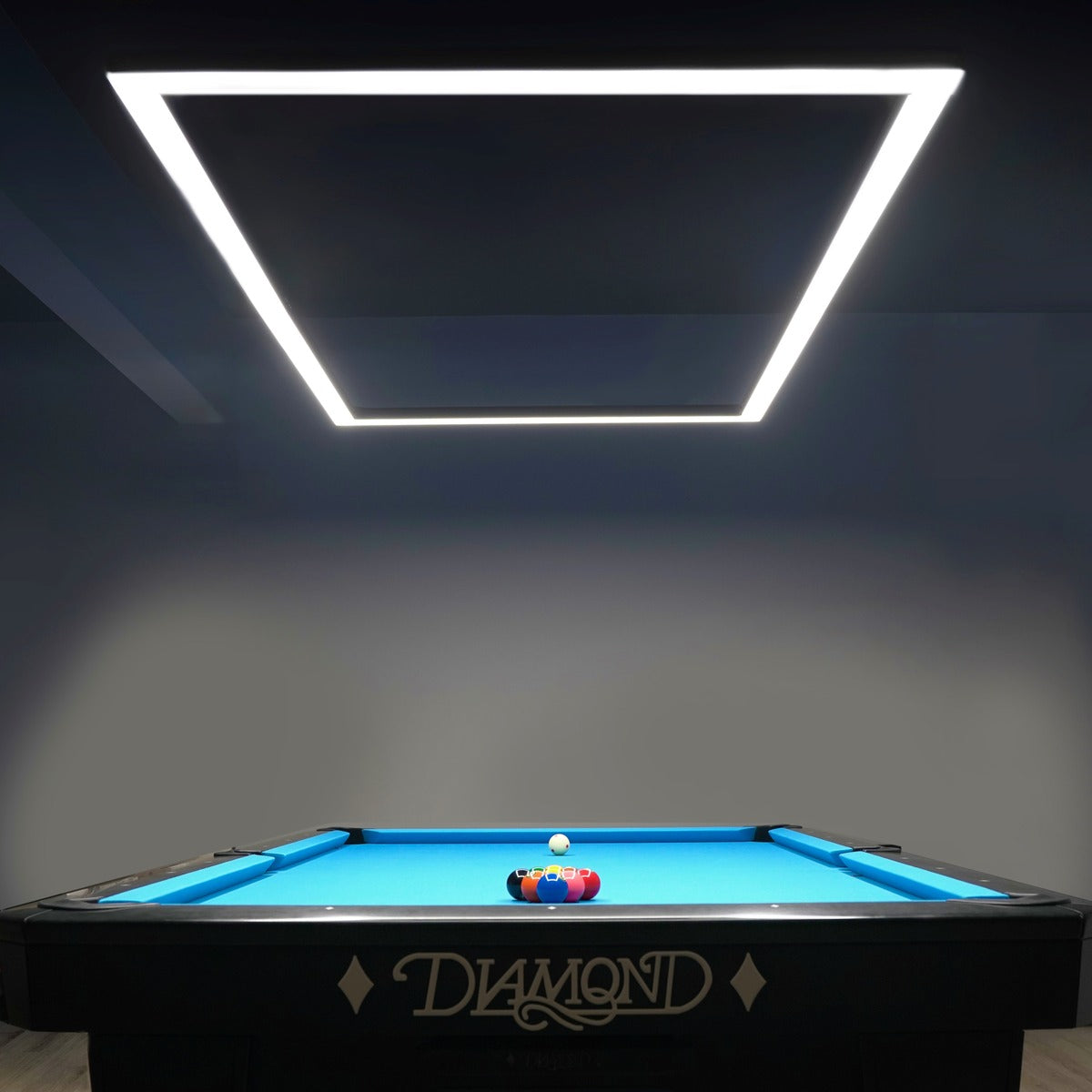 Perimeter Billiard Lights LED Pool Table Lighting 7' 8' 9' - Dimmable - Pool Shark Supply Pool Shark Supply