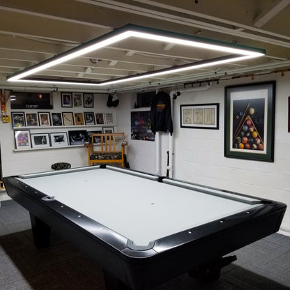 Perimeter Billiard Lights LED Pool Table Lighting 7' 8' 9' - Dimmable - Pool Shark Supply