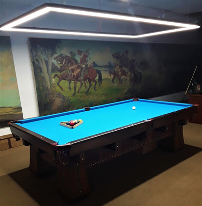 Perimeter Billiard Lights LED Pool Table Lighting 7' 8' 9' - Dimmable - Pool Shark Supply