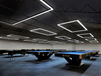 Perimeter Billiard Lights LED Pool Table Lighting 7' 8' 9' - Dimmable - Pool Shark Supply