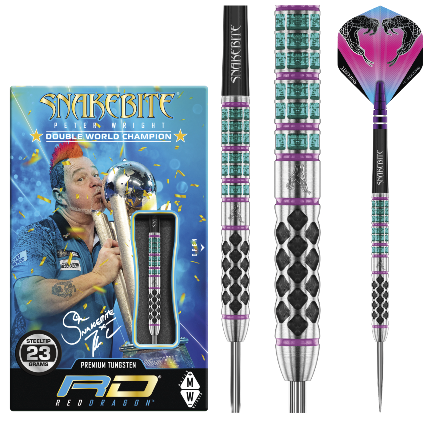 Peter Wright Snakebite World Champion Supa-Venom Darts - Pool Shark Supply
