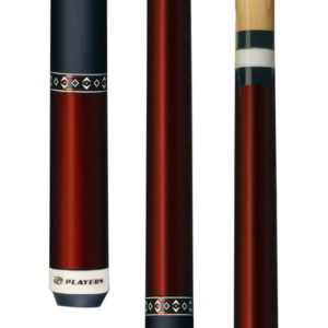 Players Copper Gloss Wrapless Cue - Pool Shark Supply