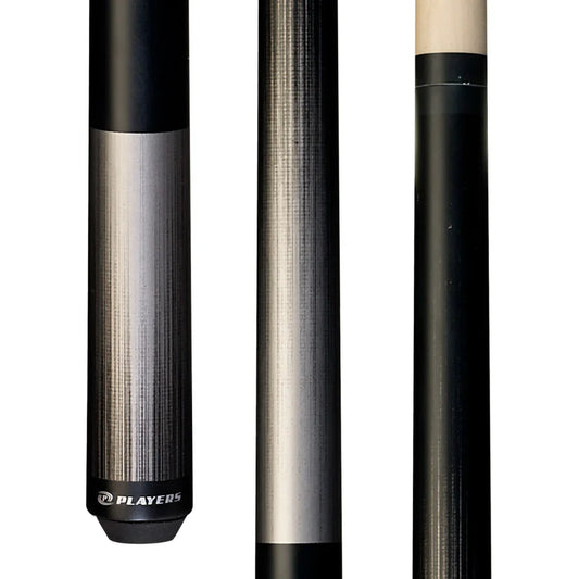 Players Sonic Silver Matte Wrapless Cue - Pool Shark Supply