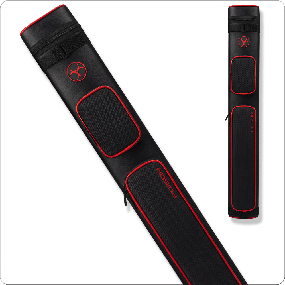 Poison POCAR22 Hard Pool Cue Case - 2x2 - Pool Shark Supply Pool Shark Supply
