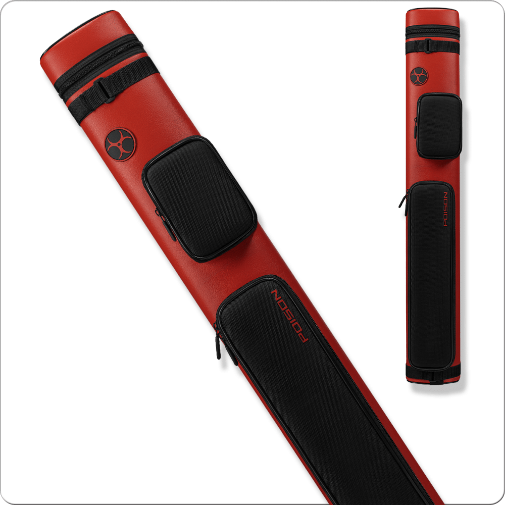 Poison POCAR22 Hard Pool Cue Case - 2x2 - Pool Shark Supply