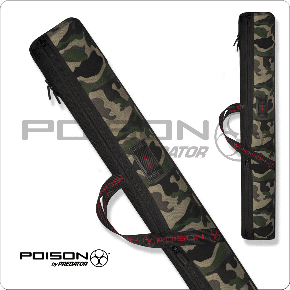 Poison POCCOV34 Hard Pool Cue Case - 3x4 - Pool Shark Supply