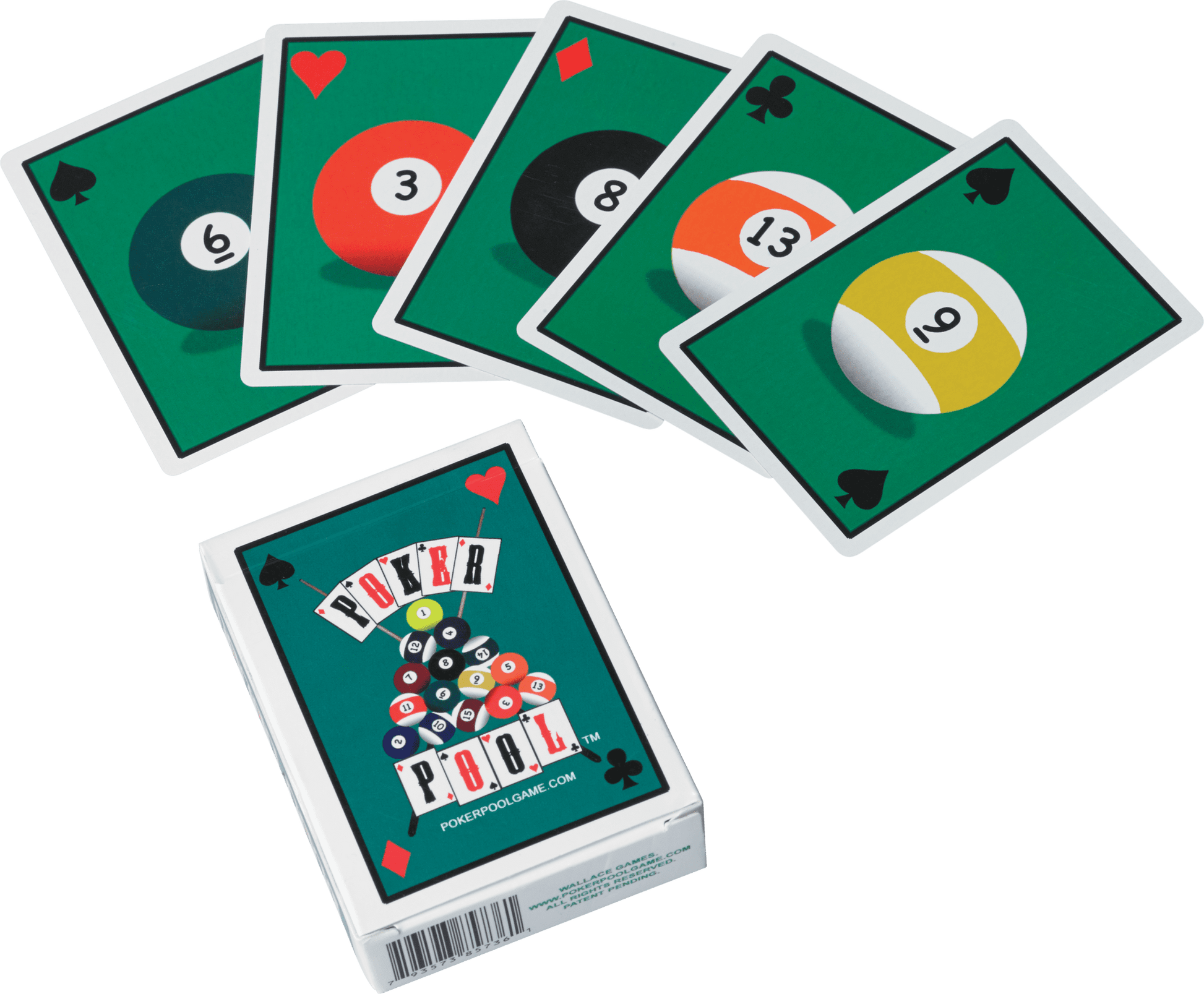 Poker Pool Cards - Pool Shark Supply