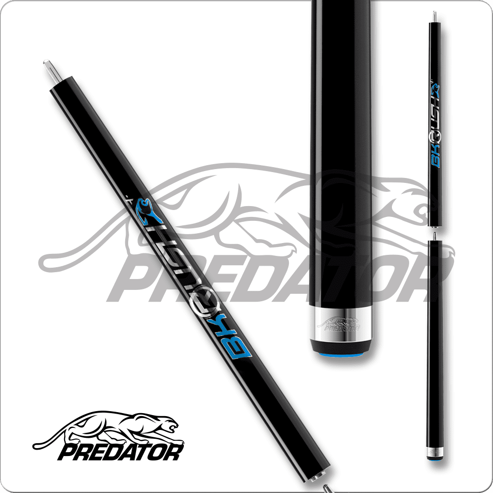Predator BK RUSH/JUMP PRERBJN Black - No Wrap - Pool Shark Supply