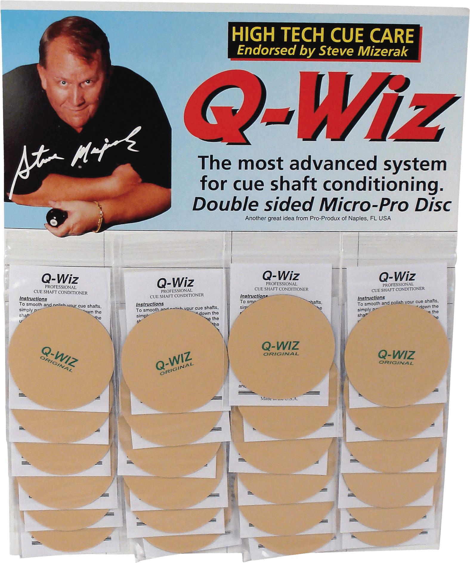 Q-Wiz SPQW24 Card of 24 - Pool Shark Supply
