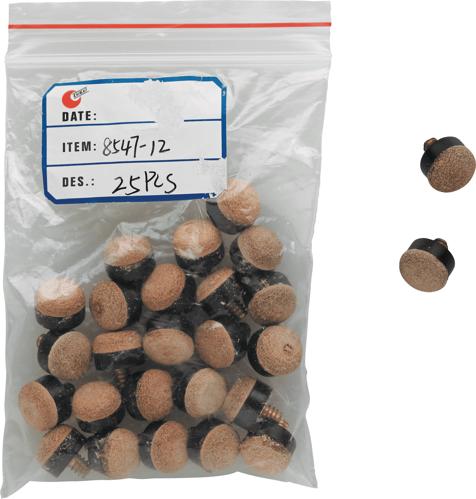 QTSCOT Screw-On Tips - Pack of 25 - Pool Shark Supply