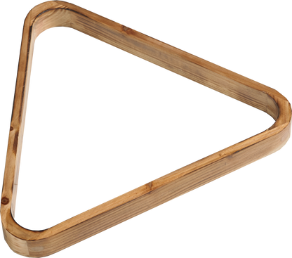 RK8T 8-ball Wood Triangle Rack (Various finishes available) - Pool Shark Supply