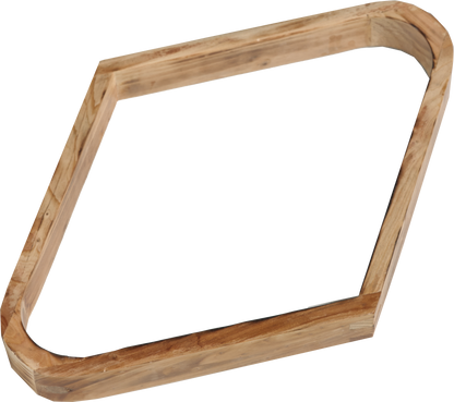 RK9D 9-ball Wood Diamond Rack (Various finishes available) - Pool Shark Supply