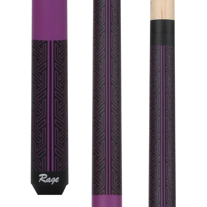 Rage Pattern Print Matte Wrapless Cue - Pool Shark Supply Pool Shark Supply