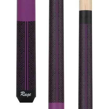 Rage Pattern Print Matte Wrapless Cue - Pool Shark Supply