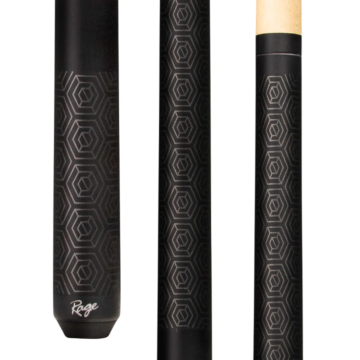 Rage Pattern Print Matte Wrapless Cue - Pool Shark Supply