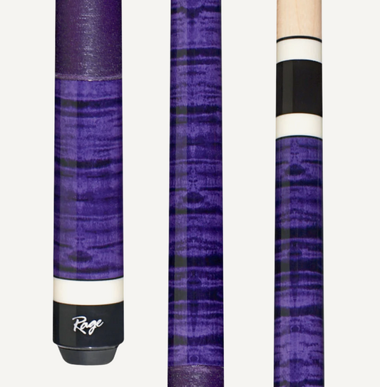 Rage Purple Reign Cue With Purple Nylon Wrap - Pool Shark Supply