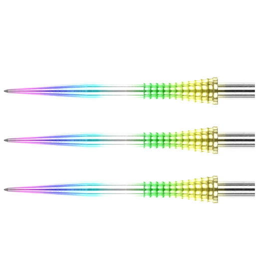 Red Dragon Raptor Gripped Rainbow Dart Points - Pool Shark Supply