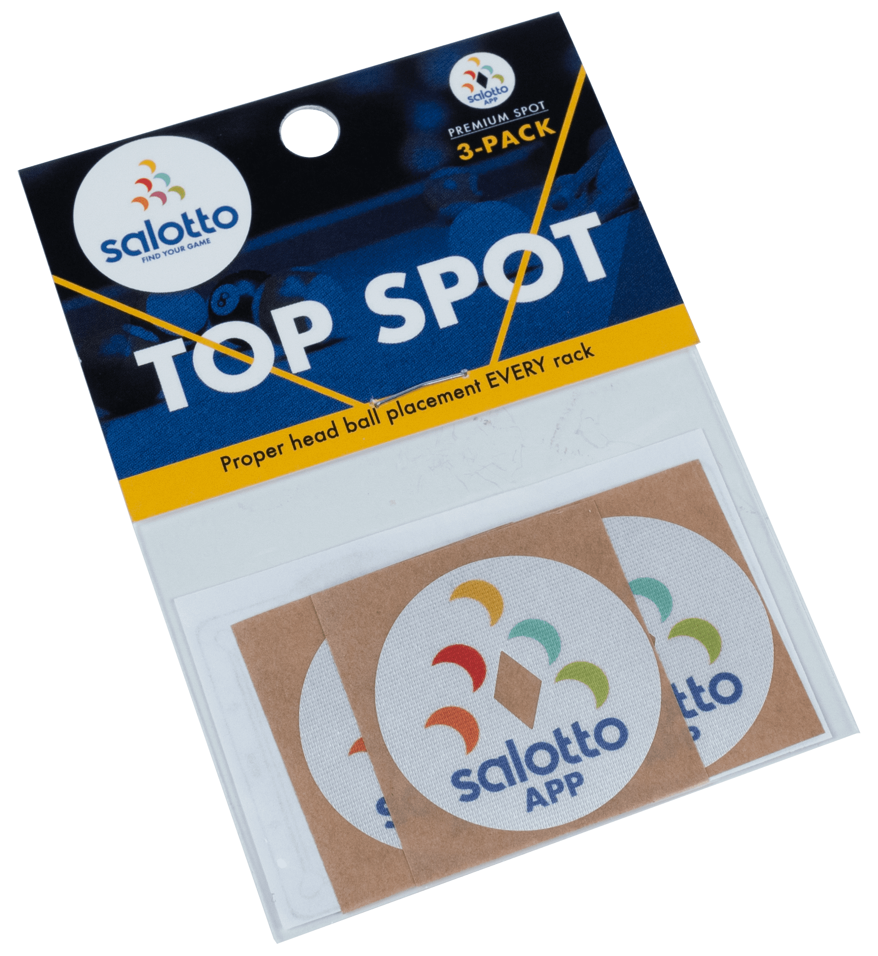 Salotto TPSALS Top Spot - Pack of 3 - Pool Shark Supply