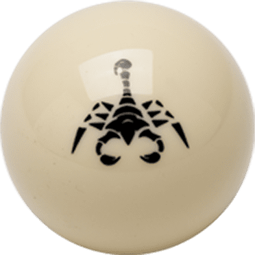Scorpion CBSCO Standard Cue Ball - Pool Shark Supply