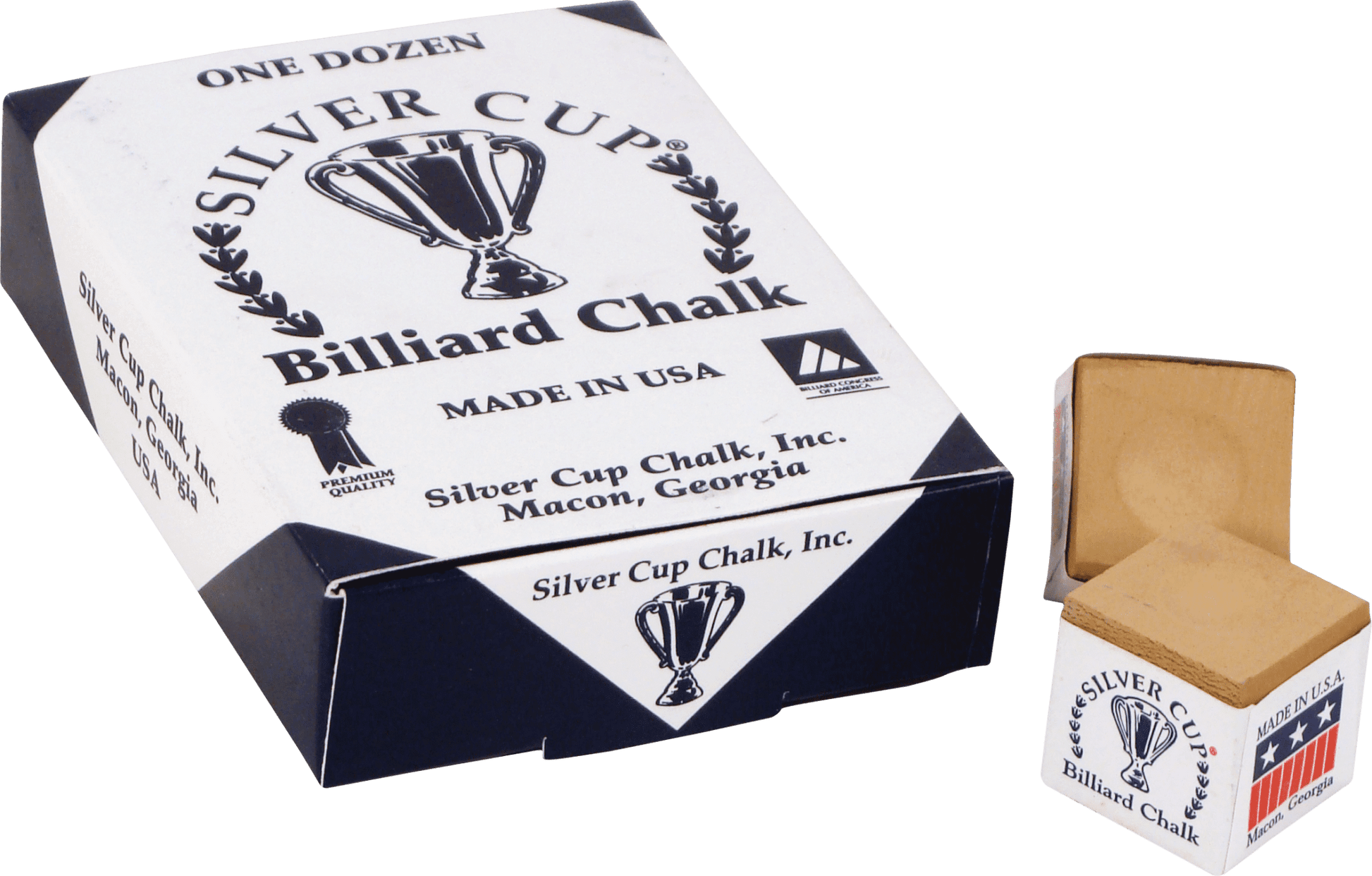 Silver Cup CHS12 Chalk - 12pc - Pool Shark Supply