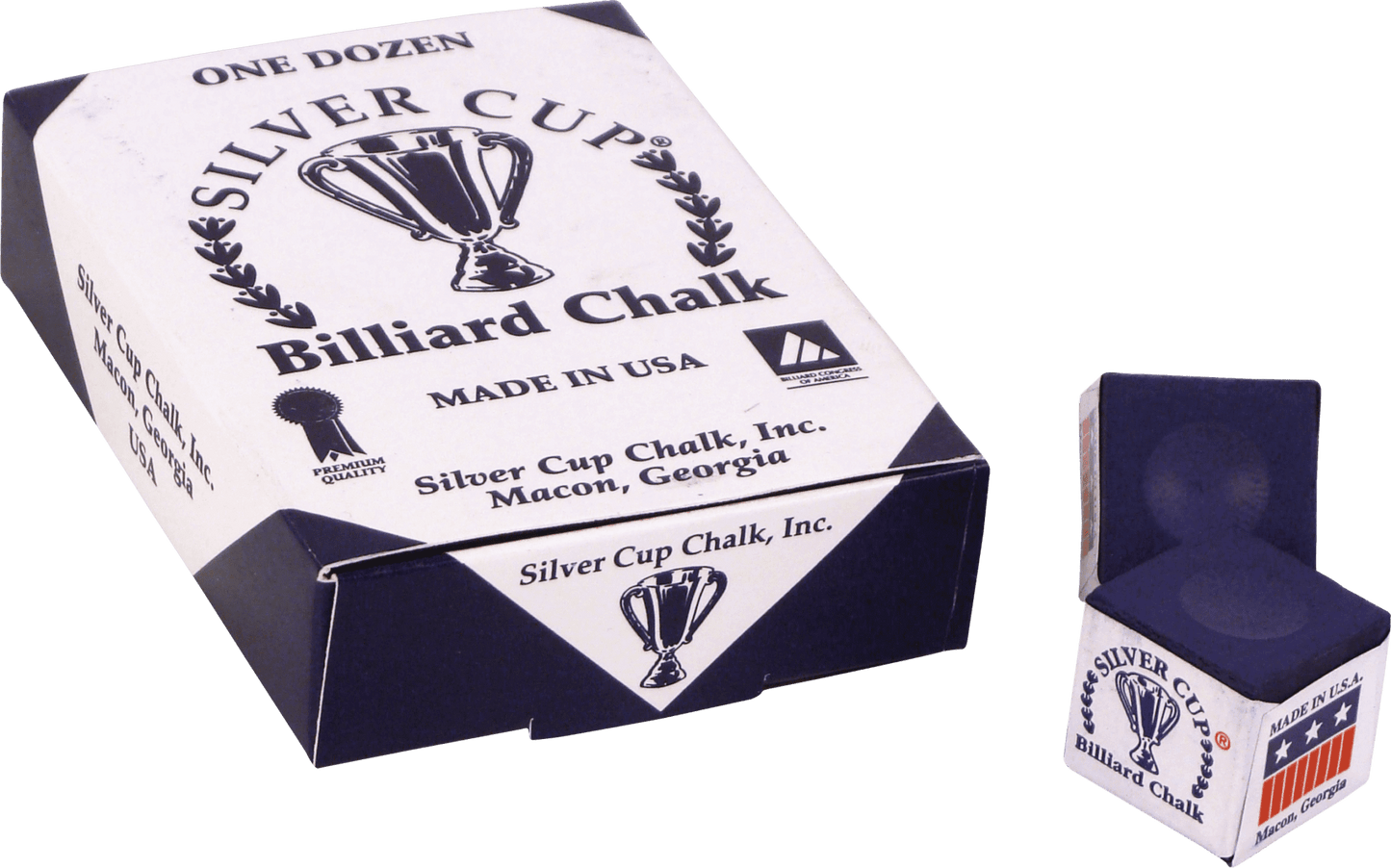 Silver Cup CHS12 Chalk - 12pc - Pool Shark Supply Pool Shark Supply